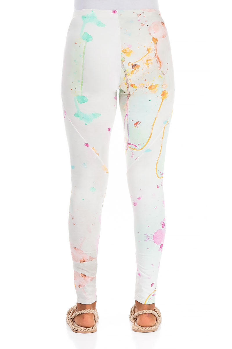 Colour Splash Cotton Leggings 2