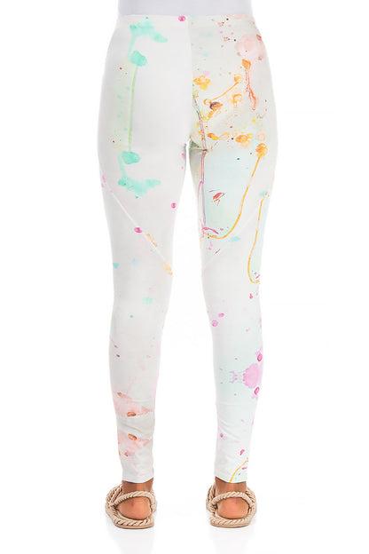 Colour Splash Cotton Leggings 2