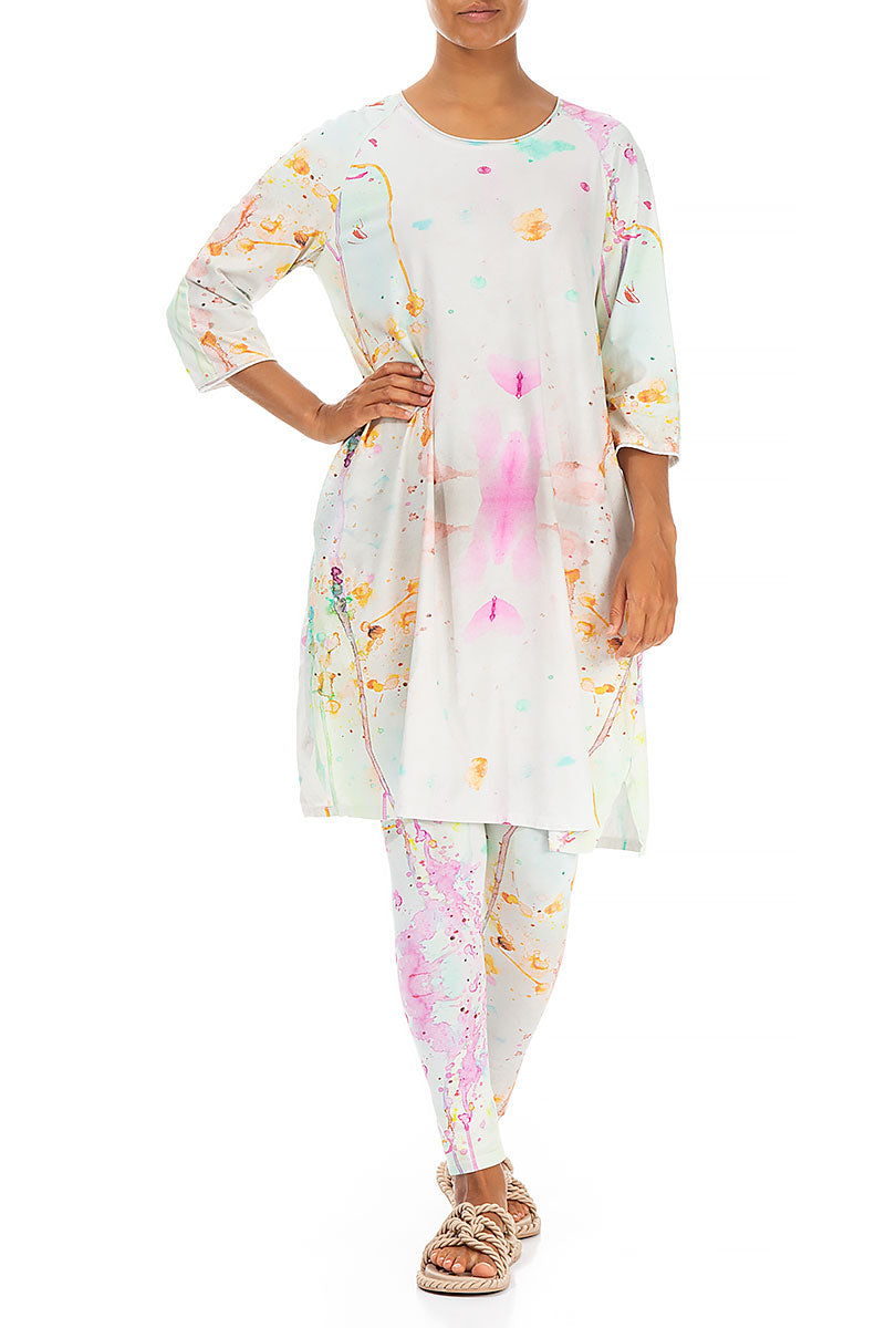 Colour Splash Cotton Leggings 4