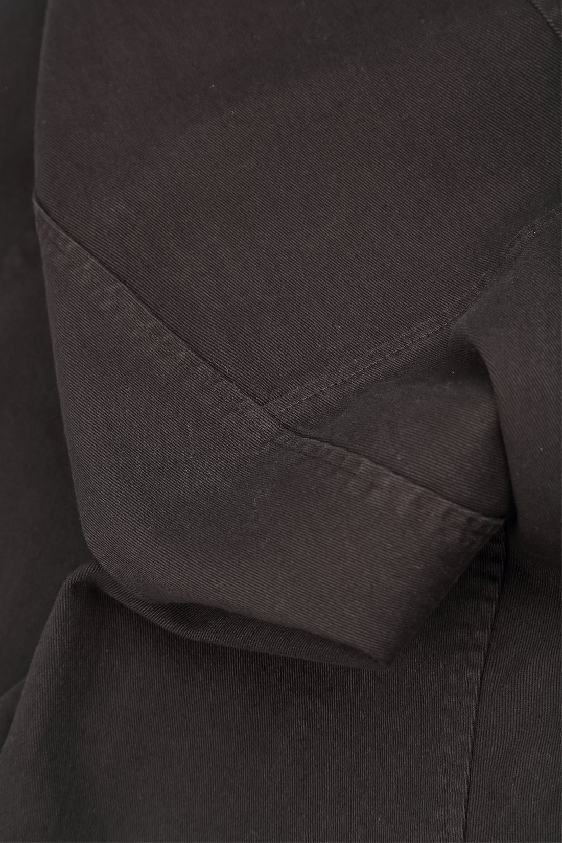 Cropped Charcoal Denim Cotton Trousers 5