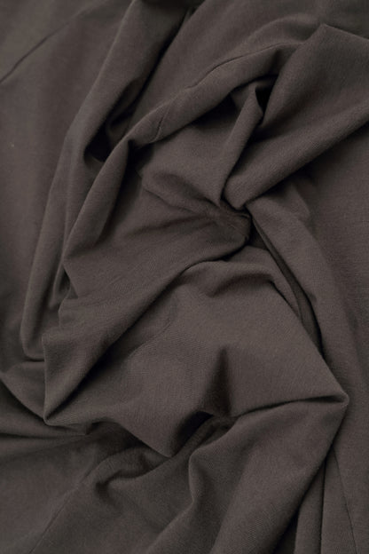 Kurze Leggings aus Baumwolle in Waldbraun