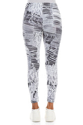 Cropped Off White Serenity Cotton Leggings 2