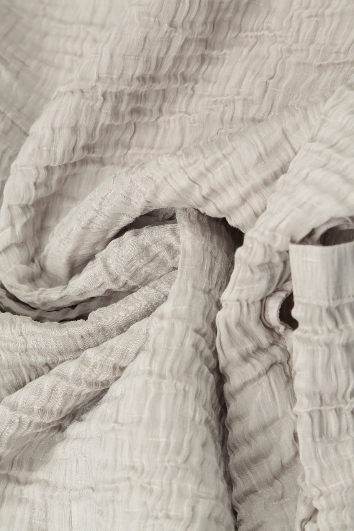 Cropped Taper Beige Silk Linen Trousers 5