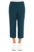 Cropped Teal Linen Trousers 1