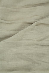 Curved Seams Laurel Green Gauze Linen Tunic 5
