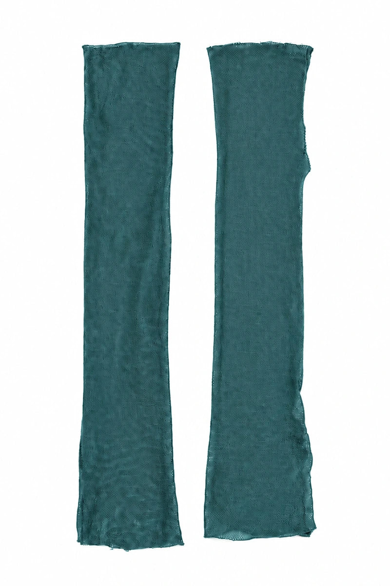 Deep Turquoise Mesh Soft Cotton Wristlets