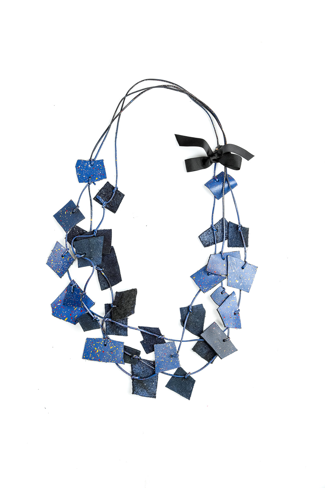 Deep Wave Lederhalskette