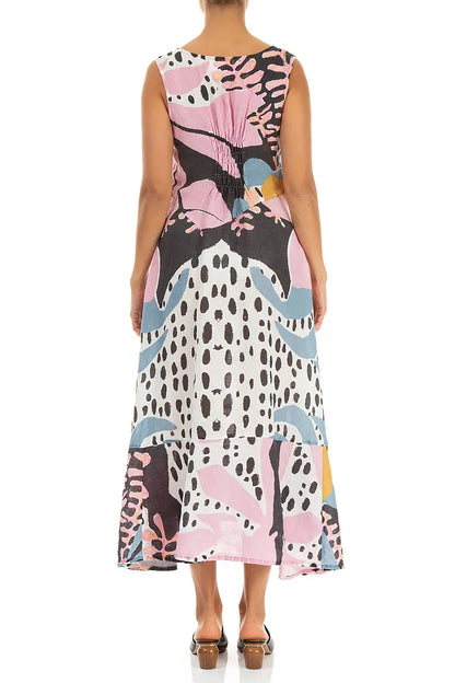 Desert Bloom Linen Dress