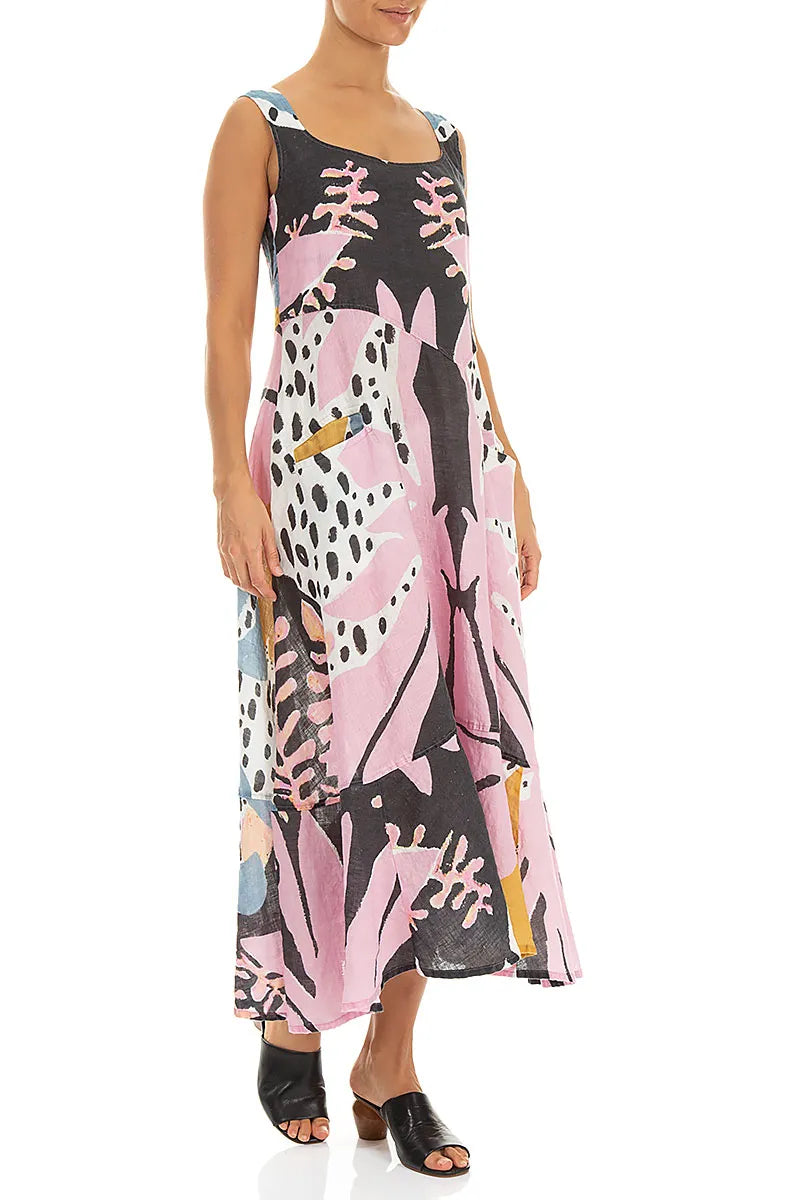 Desert Bloom Linen Dress