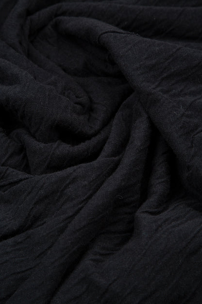 Detailed Side Open Wavy Cotton Jacket 7