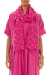 Dotty Fuchsia Silk Scarf 1