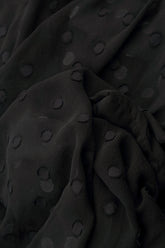 Dotty Open Black Silk Waterfall Jacket 5