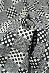 Dotty Patterned Open Wool Jacket 5