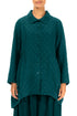Dotty Peacock Balloon Silk Jacket 1