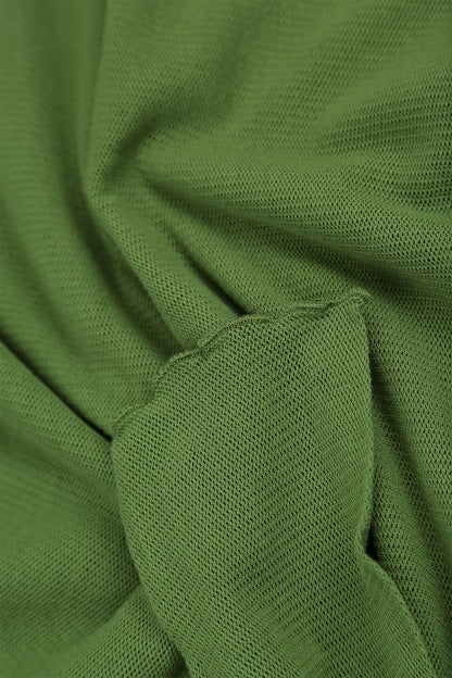 Double Layer Shamrock Green Mesh Soft Cotton Top