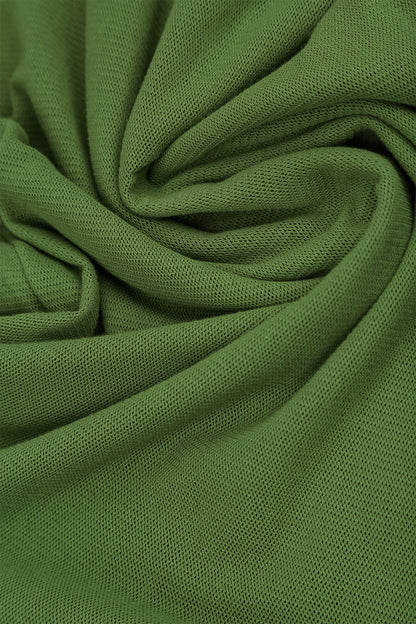Double Layer Shamrock Green Mesh Soft Cotton Top