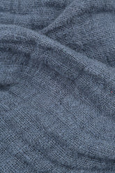Dropped Edge Blue Nova Lined Handwoven Linen Jacket 5