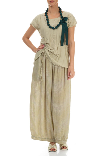 Smaragdgrüne Seidenperlenkette