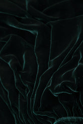 Emerald Silk Velvet Evening Hand Bag 4