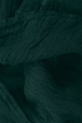 Emerald Textured Linen Tunic 5