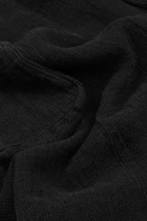 Black Mélange Linen Tunic 6