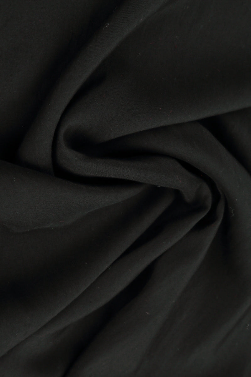 Exposed Seams Black Cotton Dress 5