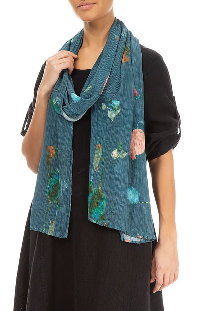 Fairy-Tale Silk Viscose Scarf