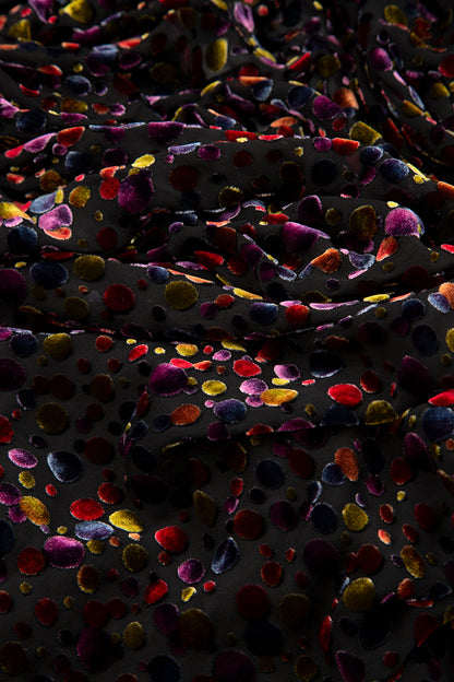 Festive Devoré Silk Velvet Shirt 7