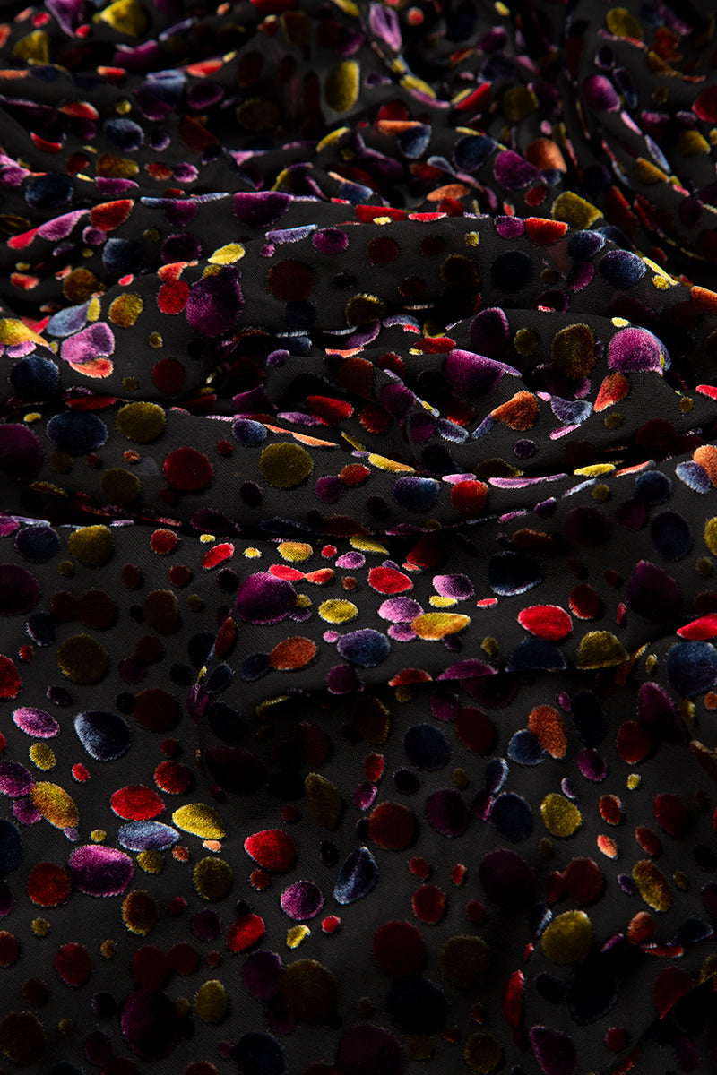 Festive Devoré Silk Velvet Wristlets 5