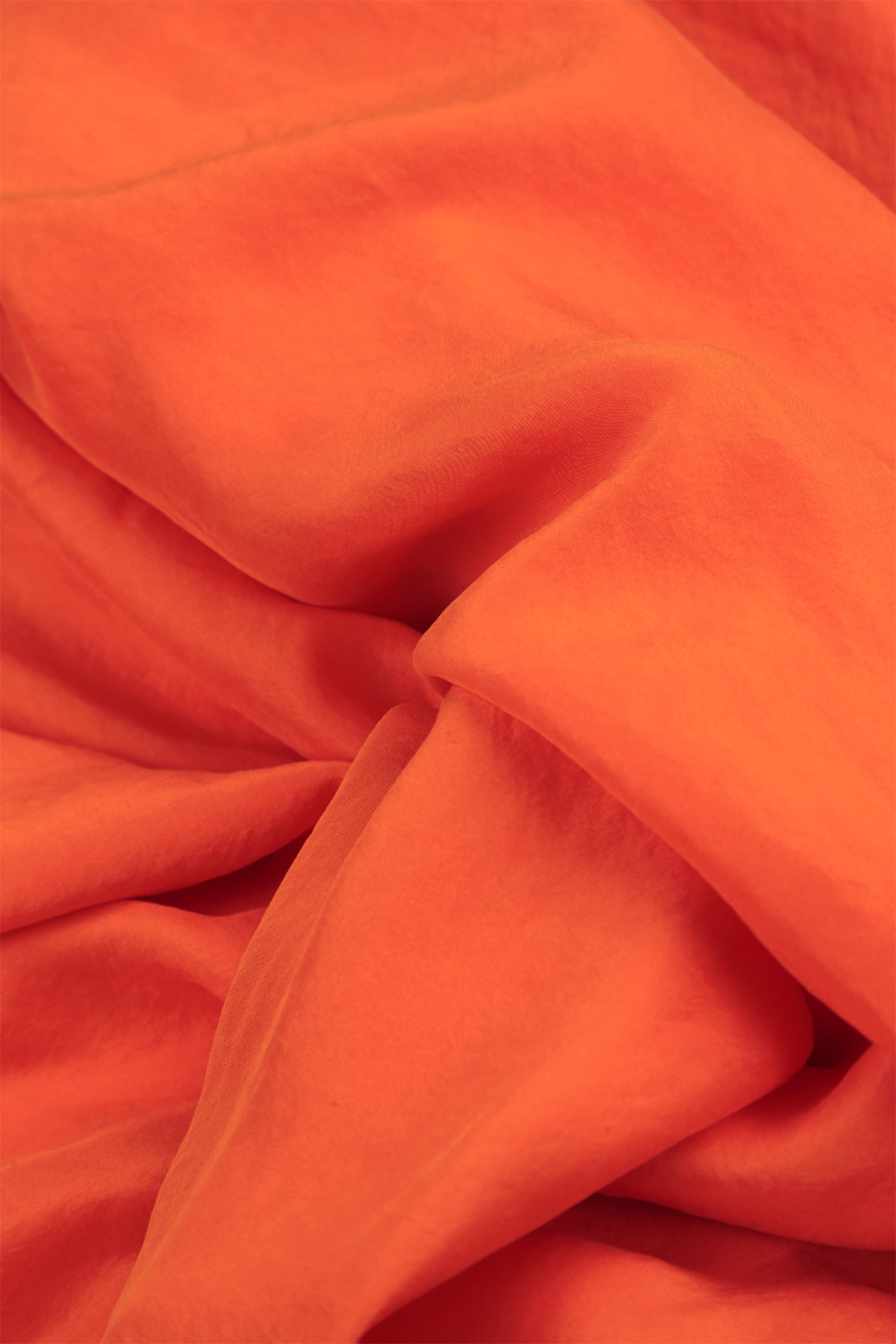 Flame Orange Pure Silk Scarf 6