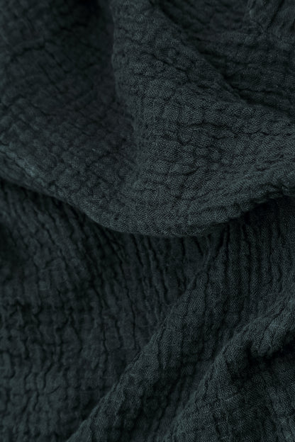 Flap Pocket Slate Textured Linen Jacket 5