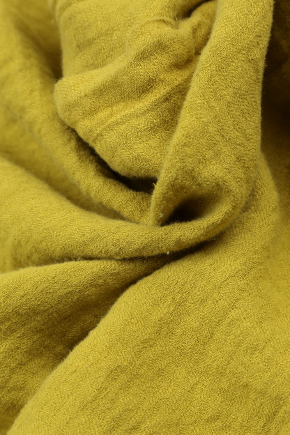 Flared Cyber Lime Linen Dress 6