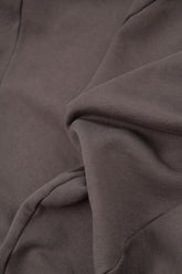 Flared Maxi Forest Brown Cotton Dress 5