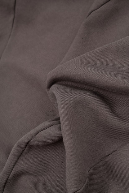 Flared Maxi Forest Brown Cotton Dress 5