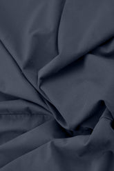 Flared Maxi Slate Blue Cotton Dress 5