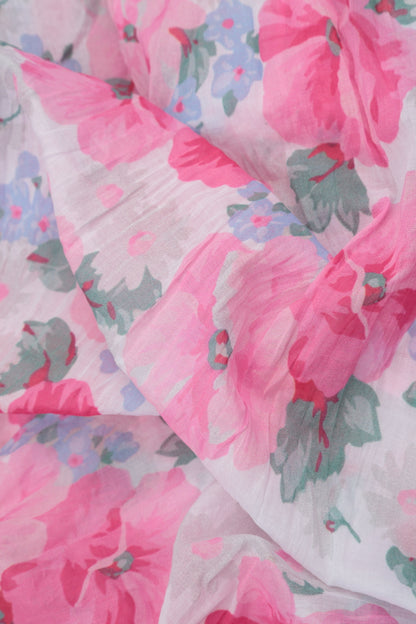 Floaty Peony Blossom Cotton Dress 5
