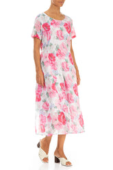Floaty Peony Blossom Cotton Dress 3
