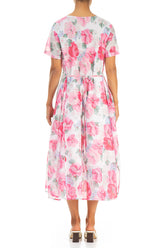 Floaty Peony Blossom Cotton Dress 2