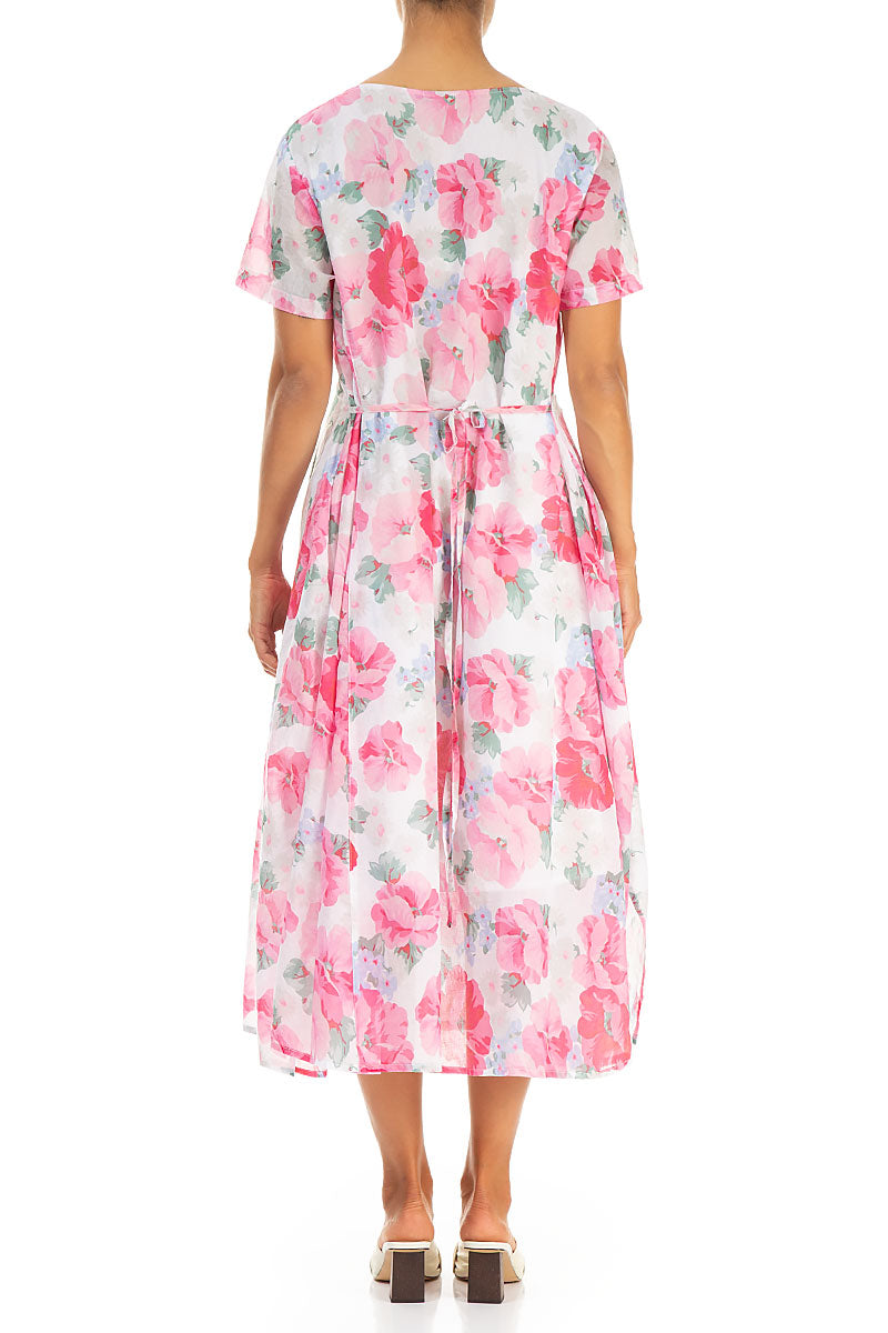 Floaty Peony Blossom Cotton Dress 2
