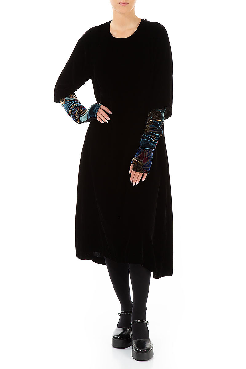 Floral Devoré Silk Velvet Wristlets 3