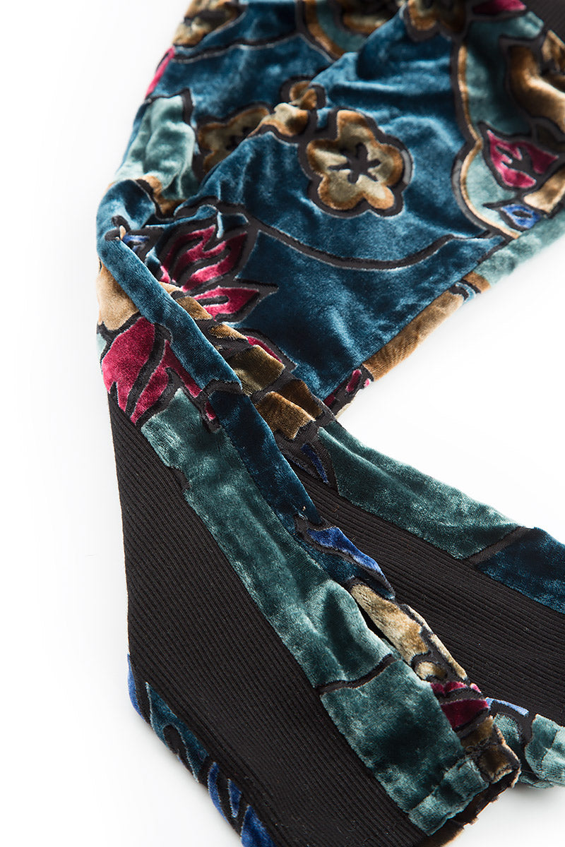Floral Devoré Silk Velvet Wristlets 5