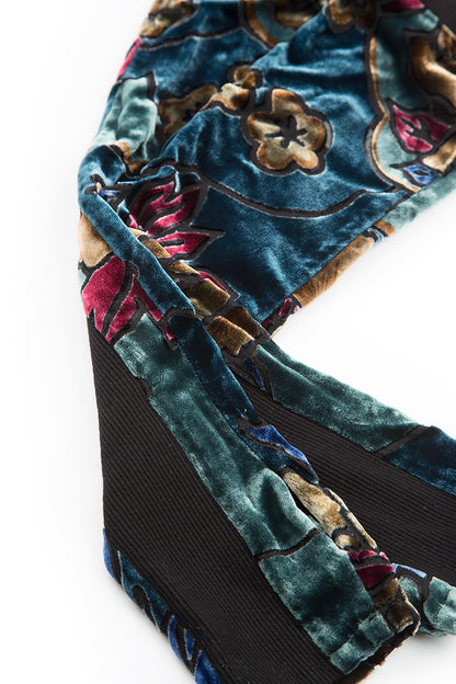 Floral Devoré Silk Velvet Wristlets 5