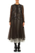 Flowing Black Silk Chiffon Jacket 1