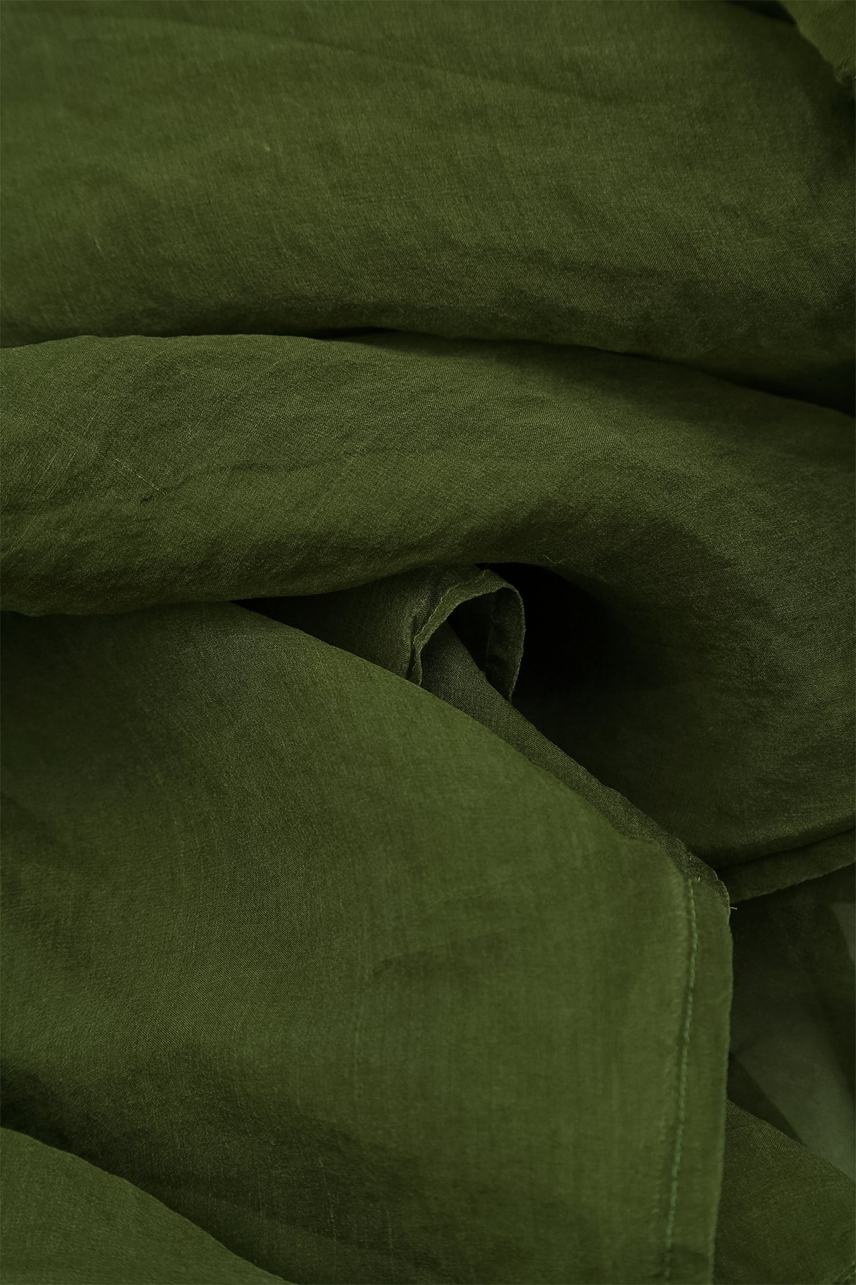 Flowing Shamrock Green Silk Chiffon Jacket
