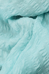 Flowy Ice Blue Light Silk Jacket 5