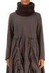 Forest Brown Teddy Cotton Infinity Scarf 1