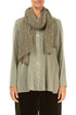 Forest Mist Light Dotty Silk Scarf 1