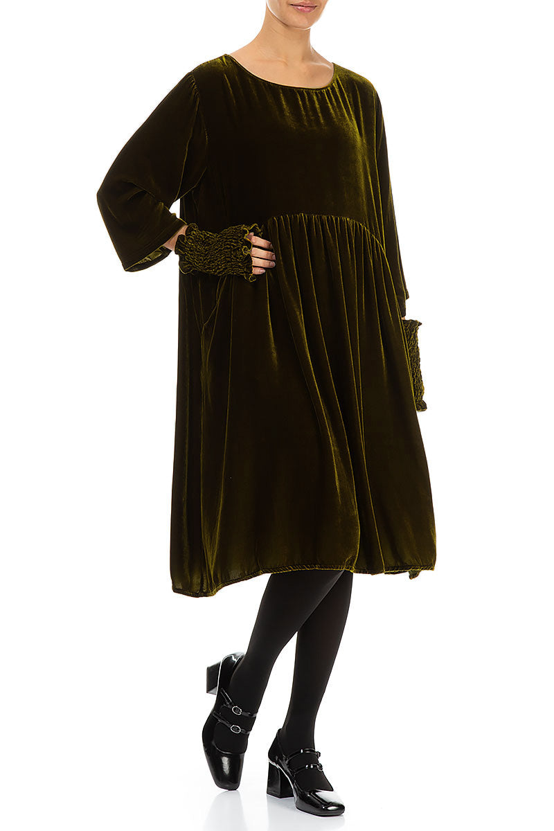 Forest Mist Silk Velvet Wristlets 2