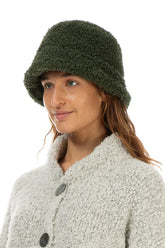 Forest Mist Teddy Cotton Bucket Hat 1
