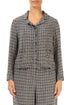 Frayed Edge Beige Heritage Check Linen Jacket 1